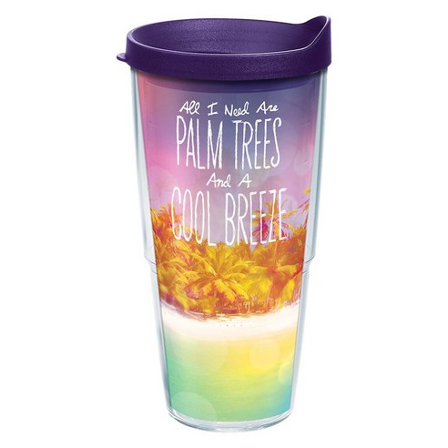 터비스 킵 드링크 핫 & 콜드 텀블러, Palm Tree Cool Breeze, 710ml