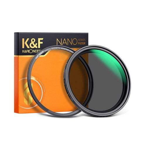 [62mm] K&F NANO-X Fader ND2-ND32 X자없는 마그네틱 렌즈필터, [62mm] NANO 마그네틱 ND2-32