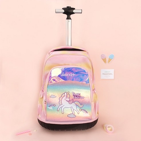 꿈과 희망을 담은 유니콘 샤인 롤링 백팩으로 아이에게 특별한 추억을 선물하세요!