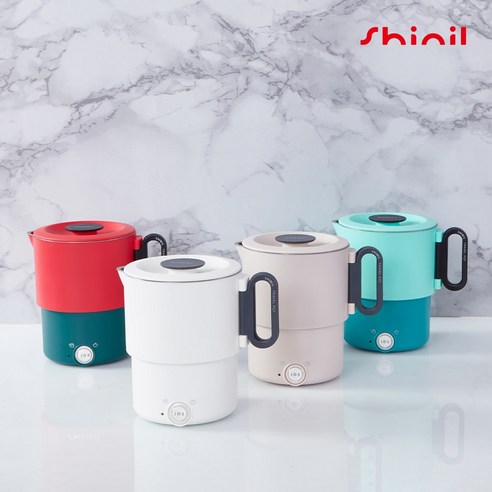 여행의 품격을 높이는 신일 접이식 여행용 전기포트