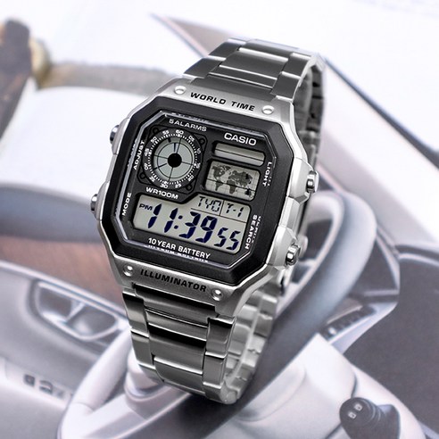 타임플래닛 CASIO AE-1200WHD-1A 카시오 시계 a168wemb Best Top5 타임플래닛 CASIO AE-1200WHD-1A 카시오 시계 a168wemb Best Top5