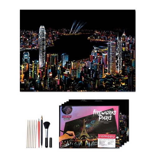 어둠 속에서 피어나는 빛의 향연, 로모주 스크래치 나이트뷰