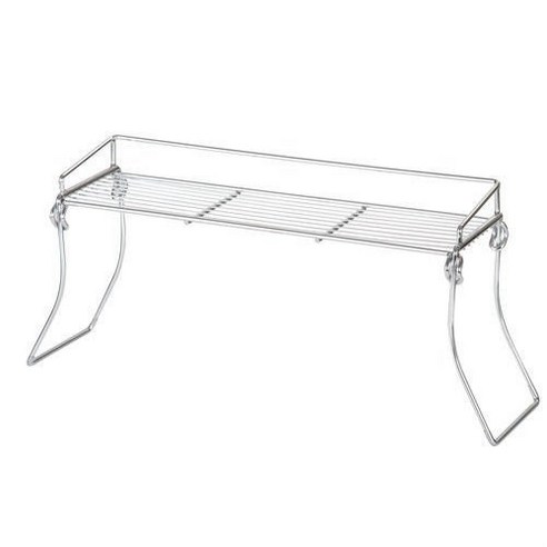 Mainstays Over the Sink Shelf Chrome (1) 싱크대 선반 위의 메인스테이 크롬 (1), 1개