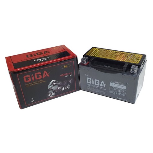 대림 시티100플러스 배터리 GTX7A-BS 12V7A/GIGA 밀폐형젤밧데리, 1개