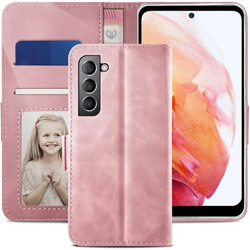 삼성 갤럭시 S22 플러스 울트라 5G 지갑형 카드수납 다이어리 휴대폰리 케이스 S22 plus ultra Leather wallet case 적용+지문인식 보호필름 증정 풀세트