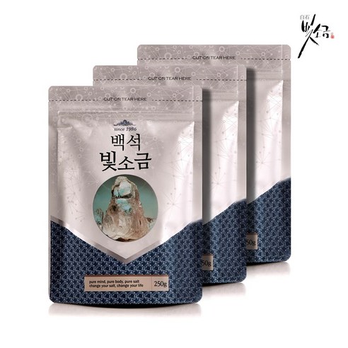 백석빛소금 천일염용융 고급소금 용융소금