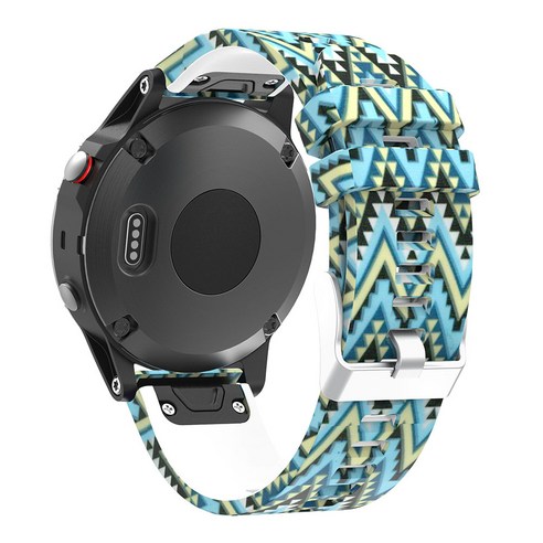 Garmin Approach S62 S60 MARQ Athlete Aviator 스트랩 가민 QUICKFIT 22mm 위장 고무 퀵 릴리스 손목 시계줄, #1, Quick Fit 22mm