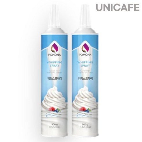 포모나 휘핑스프레이: 완벽한 디저트를 위한 선택 휘핑크림