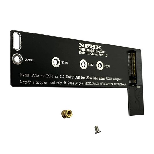 BestParts M.2 NGFF M-키 NVME SSD 컨버터 카드 교체품 맥 미니 2014년 후반 A1347 MEGEN2 MEGEM2 MEGEQ2 용