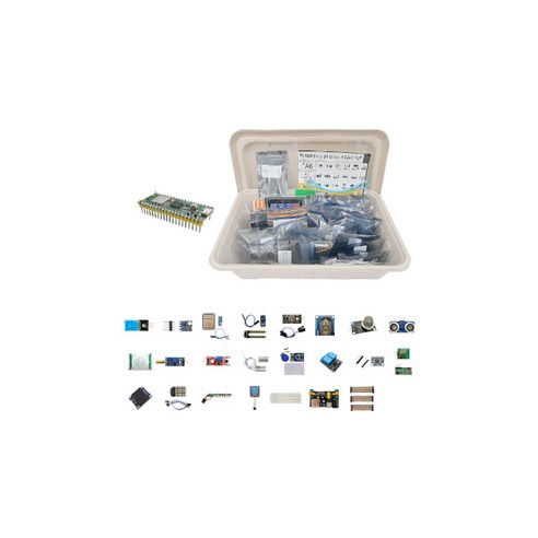 Raspberry pi pico 스타터 키트 / 20종 기본센서+Raspberry pi pico w 외 3종, 1개