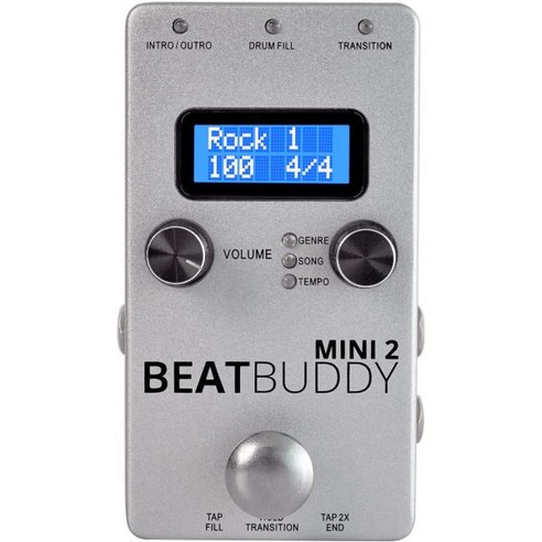 싱글 사운드 비트 버디 MINI 2 : 핸즈프리 드럼 머신 기타 이펙트 페달, 1개 - 악기완구 | 쿠팡