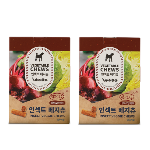 벅스펫 인섹트 베지츄 100g*2PCS, 비트_양배추, 1세트