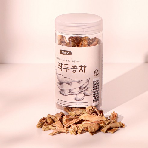 [100% 국산 어린꼬투리] 해솔당 어린 꼬투리로 고소하게 볶은 작두콩차, 1개, 120g, 1개입