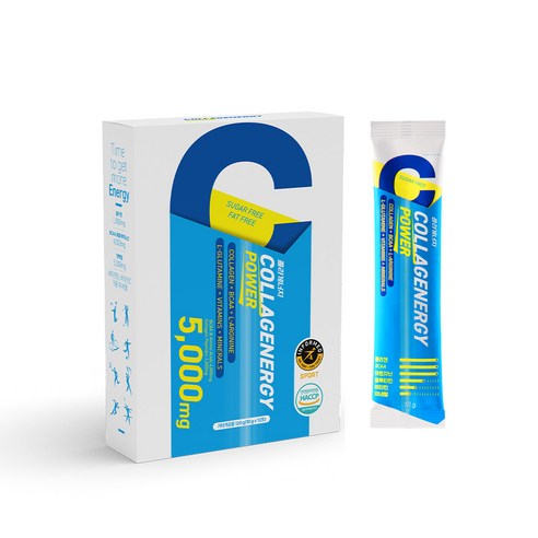 콜라게너지 파워 콜라겐 류신 BCAA 비타민 C 아르기닌 글루타민 프로틴 뷰티 헬스 파우더, 120g, 1박스
