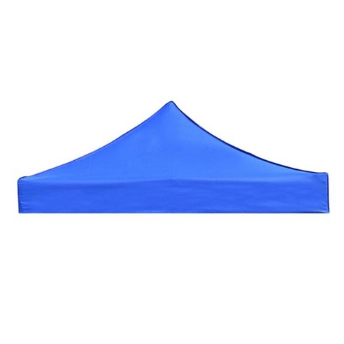 교체 텐트 탑 커버 차양 태양 대피소 비 방수포 우산 비치, 패브릭, 블루 3x3m