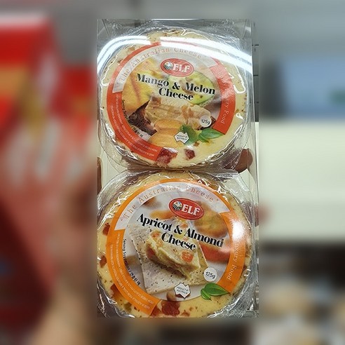 엘프과일치즈 멜론망고 + 살구아몬드 4입 아이스팩 포장, 500g, 1개