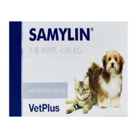 벳플러스 강아지 새밀린 세밀린 고양이 독 캣 간 영양제 30정 타블렛 정제형 3개, 심장/간