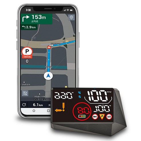 카포스 헤드업 디스플레이 T202 HUD 티맵연동, 1개