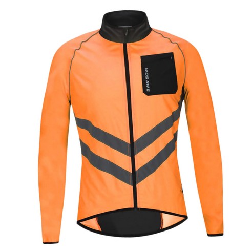 높은 Vis 사이클링 재킷 경량 코트 및 반사 스트립 방풍 XXXL