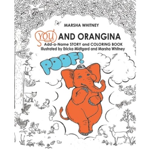 You and Orangina: Add-a-Name STORY and COLORING BOOK Paperback, Jaeval, English, 9780999898055