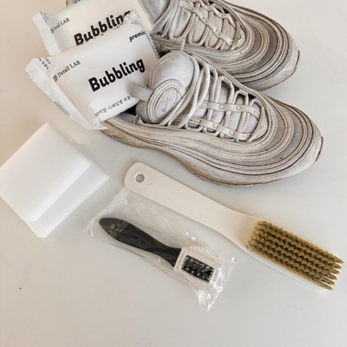 신발, 그 빛나는 부활의 순간: 디테일랩 버블링 신발 세탁 세트로 경험하는 깨끗함의 극치 버블링세탁비누