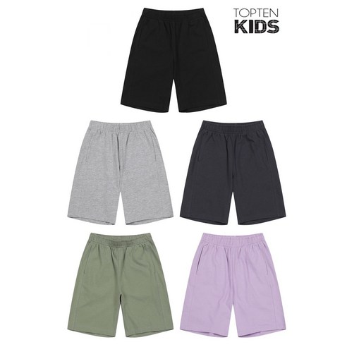 탑텐키즈반바지 [국내 매장판] 탑텐 키즈 MKD5PS3901 23년 SS (에센셜) 아동 USA코튼 베이직 쇼츠 454795