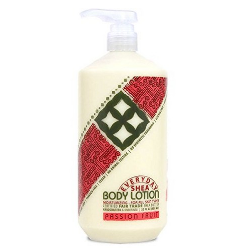 Alaffia 에브리데이 시어 모이스춰라이징 바디 로션, 950ml, Passion Fruit, 1개