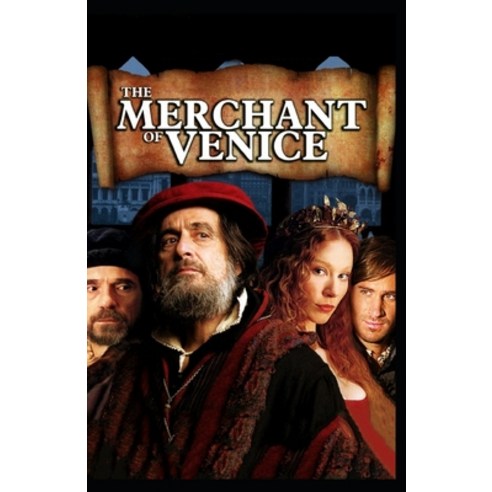 (영문도서) The merchant of venice by william shakespeare illustrated edition Paperback, Independently Published, English, 9798516750243