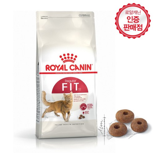 로얄캐닌 캣 피트(어덜트) 4kg, 곡류, 1개 
고양이 사료