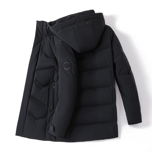 Mao 하이 엔드 재킷 남성 겨울 코트 두꺼운 중간 길이면 재킷 패션 브랜드 따뜻한 남성 의류