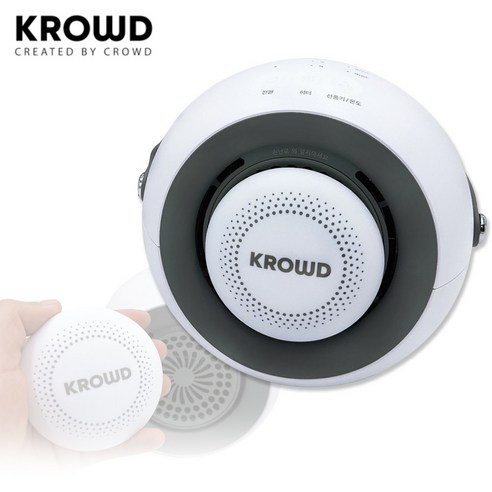 크라우드 팬히터 KR-H04 온풍기 저소음 온풍 풍량조절