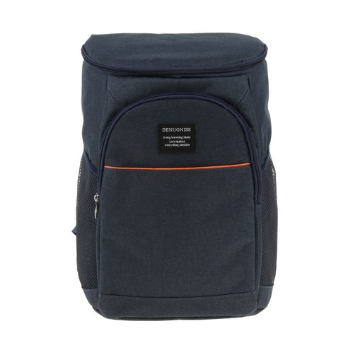 YSSHOP 18L 배낭 쿨러 캠핑 피크닉 절연 점심 컨테이너 가방, 37x26x19.5cm, 옥스포드, 다크 블루