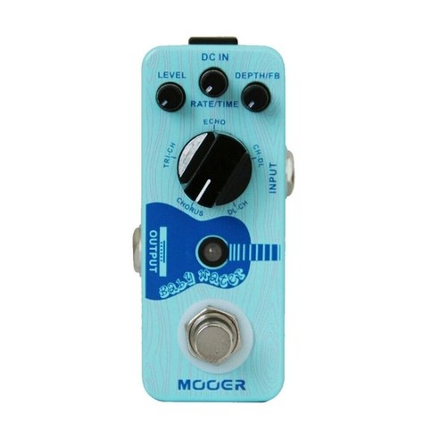 어쿠스틱이펙터 보컬 앰프 베이스 Mooer MCH3 Baby Water Delay & Chorus Guitar Effect Pedal Acousti