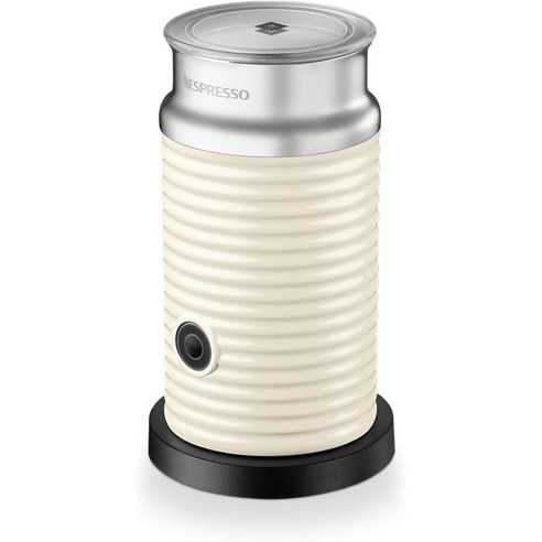 네스프레소 에어로치노3 화이트 120ml 우유 거품기, 240ml 데우기, 생일 선물 친구 집들이 자취신을 위한 완벽한 선물