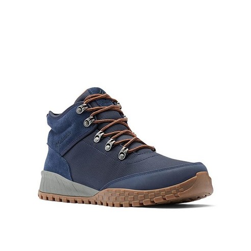 Columbia 남성용 Fairbanks 미드 스노우 슈즈 블랙/상어. 컬럼비아, Collegiate Navy/Wood