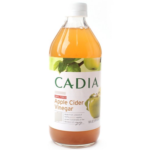 카디아 언필터드 사과 식초, 1개, 473ml