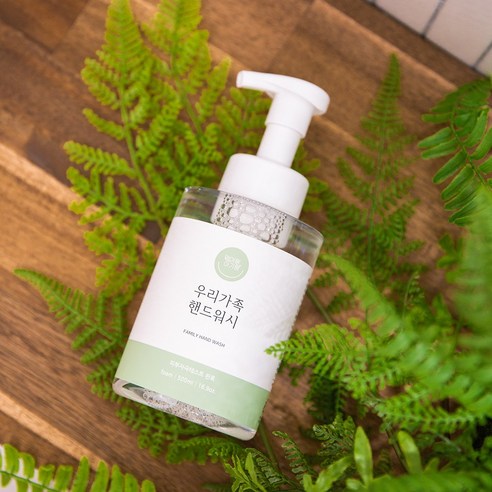 [엄마랑아기랑] 우리가족 핸드워시 폼 손세정제 거품비누 핸드솝 500ml, 500ml, 1개