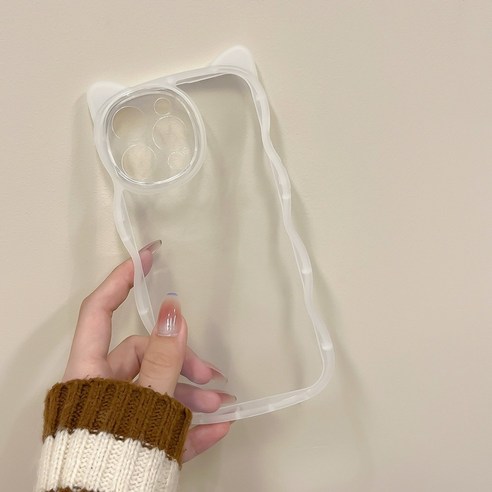 아이폰 쫑긋 고양이 휴대폰 케이스