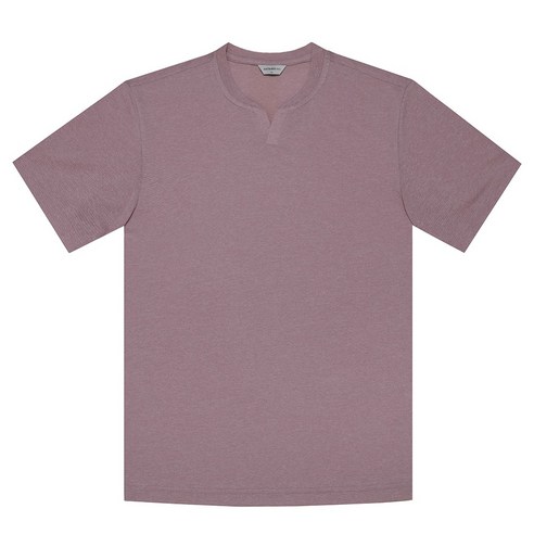 남성 여름 반팔 핑크 슬릿넥 티셔츠 – [파크랜드] 오스틴리드 24S/S ATS24232 NC울산뉴코아