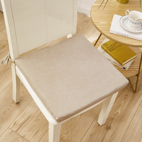 겨울 방석 사무실 오랫동안 방귀 방석 면 마 의자 방석 바닥에 학생 두꺼운 식탁 의자 방석 의자 방석, 베이지색