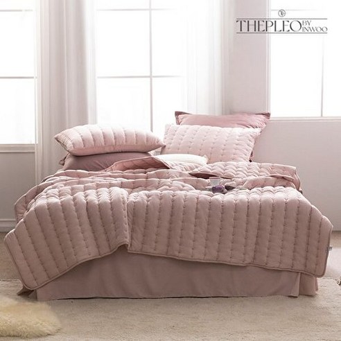 포근한 겨울밤, 더플레오 스티치자수 차렵워싱이불로 완성하세요.