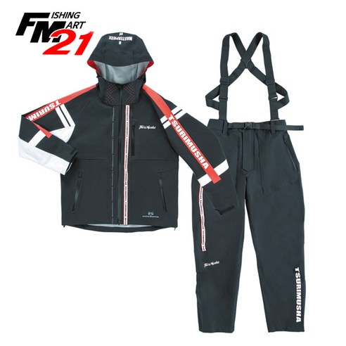 쯔리무사 암 3레이어 레인슈트: 붉은 열정으로 물들이다 쯔리무사낚시복