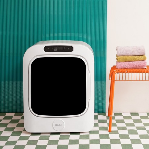 <NEW>4세대 한경희 UV살균 3kg 의류 미니건조기 건조대 포함 화이트, HAAN”> </a> <div class=