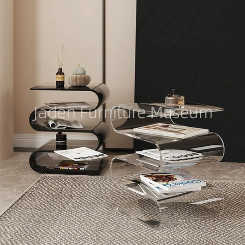 아크릴 사이드 테이블, 당신의 공간에 투명한 아름다움을 더하세요!