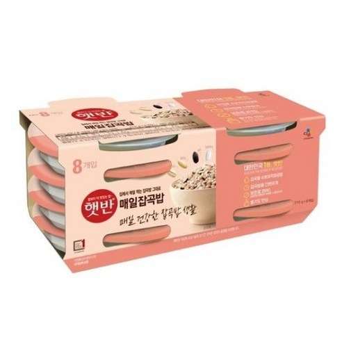 햇반 매일 잡곡밥, 210g, 10개