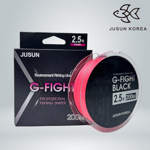 섬세한 조작감과 눈부신 디자인, 주선코리아 G파이터 200M 화이트 핑크 세미플로트 라인 리뷰 주선코리아