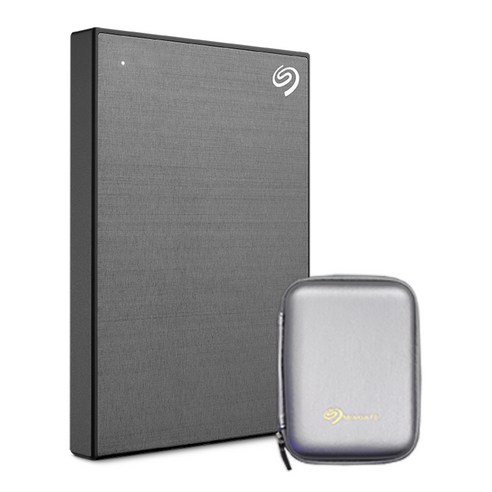 씨게이트 ONE TOUCH HDD 외장하드 + 파우치, SpaceGrey, 1TB