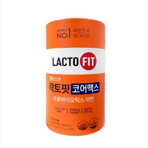 락토핏 생유산균 코어 5X 2g x 60포 2통, 2개