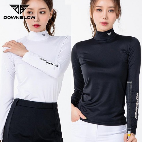   여성 골프긴팔 상의 이너웨어 등산 운동복 기능성 상의 긴팔 티셔츠