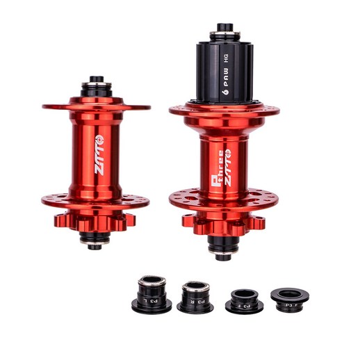 경량 산악 자전거 허브 MTB 도로 자전거 디스크 브레이크 허브, HG Red 용, 알루미늄 합금